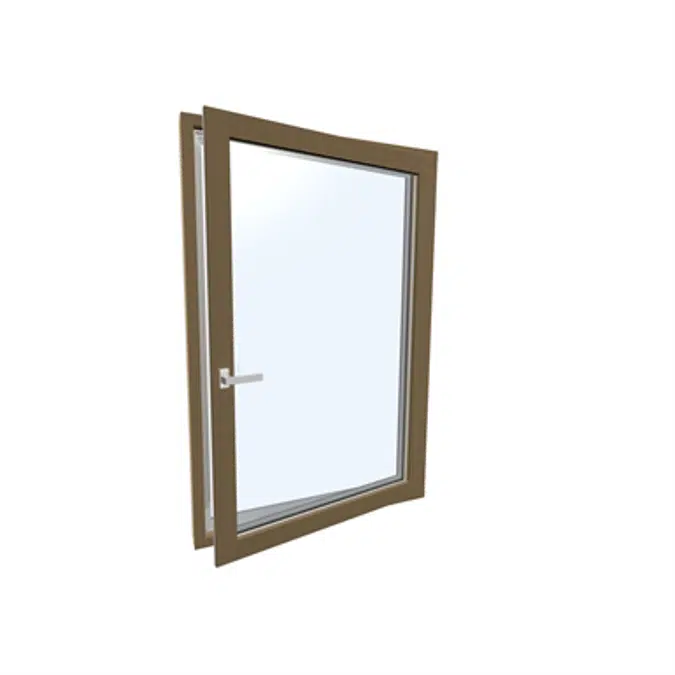 Ventana simple Madera Aluminio Internorm HF410 1