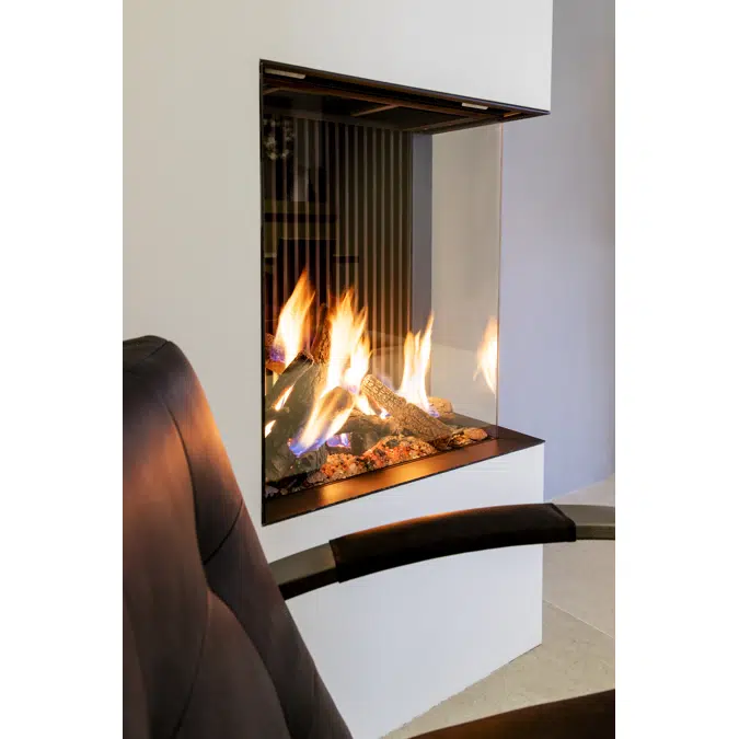 GP65/75C Corner Gas Fireplace