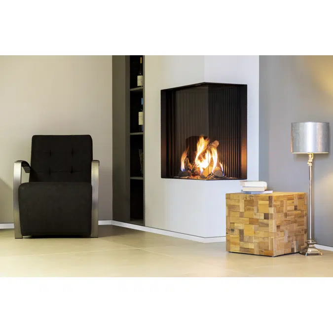 GP65/75C Corner Gas Fireplace