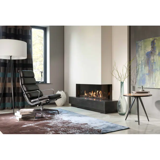 G105/37C Corner Gas Fireplace