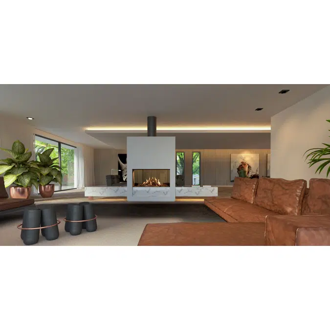 GP110/59T Tunnel Gas Fireplace