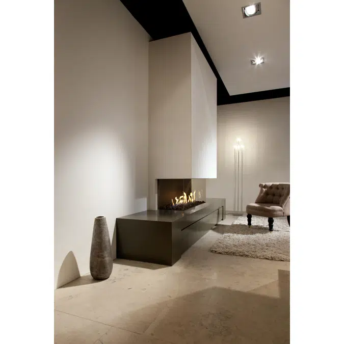G130/37s Three-sided Gas Fireplace