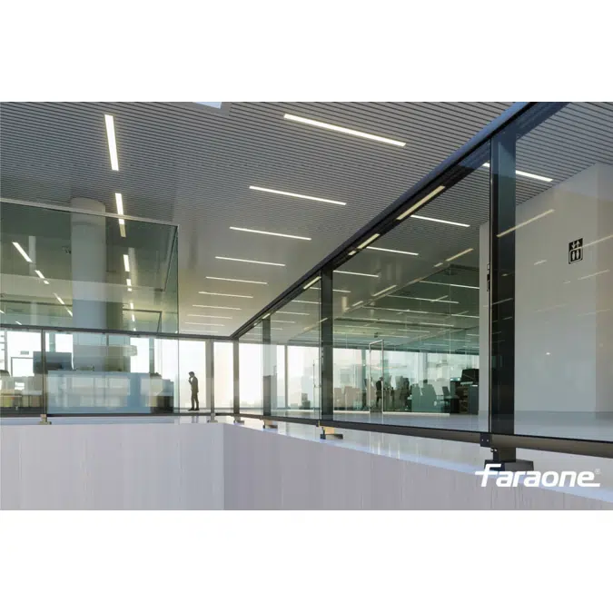Maior Evo One Glass and aluminium balustrade
