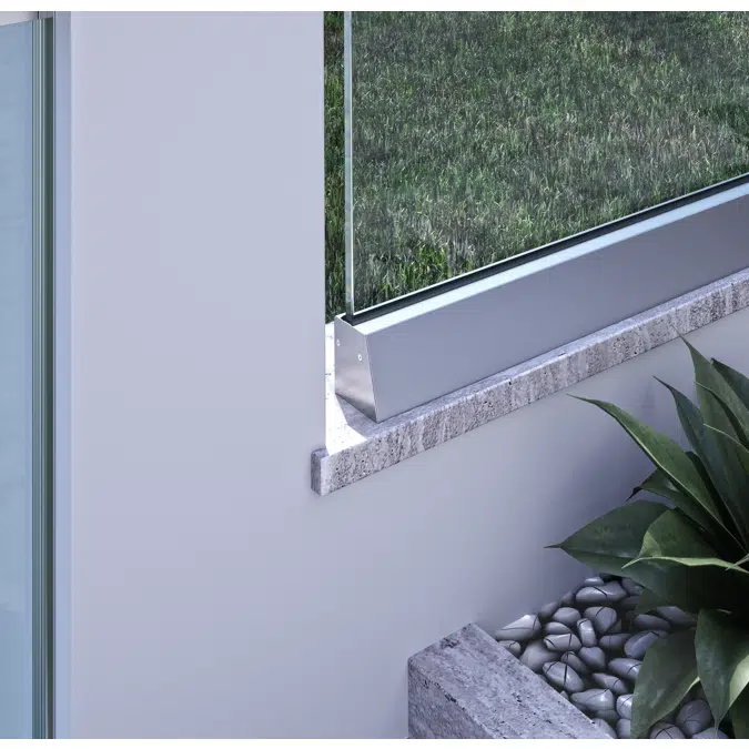 Ninfa 56, glass railing with an ultra slim design