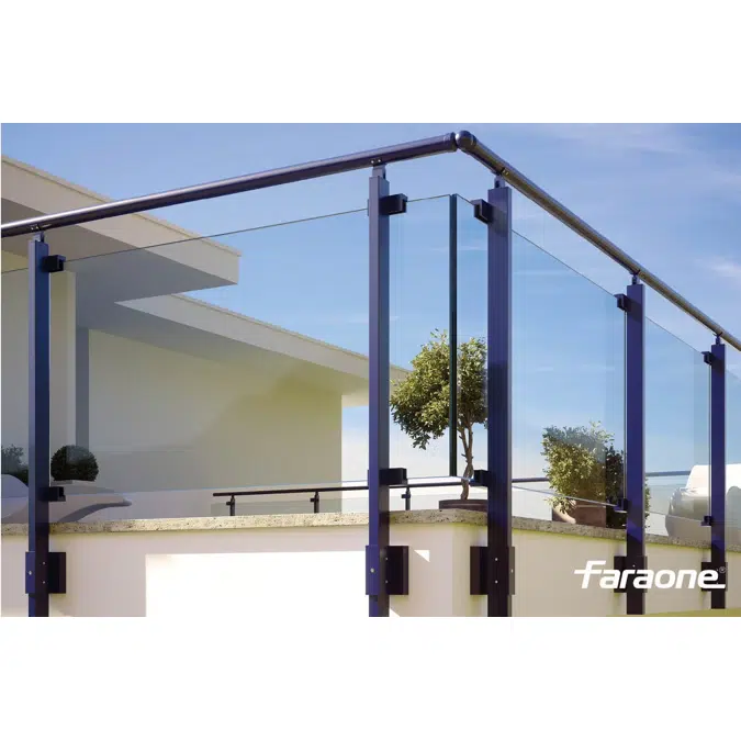 Maior Evo Vision Glass and aluminium balustrade.