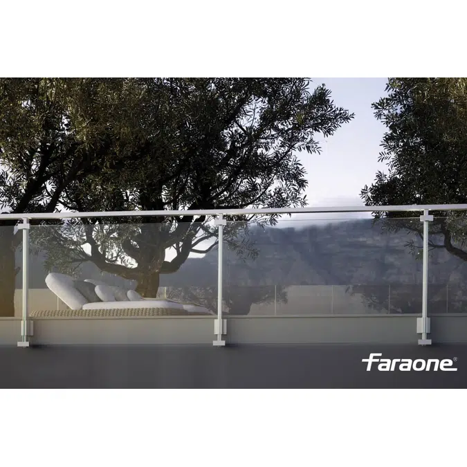 Maior Evo Vision Glass and aluminium balustrade.