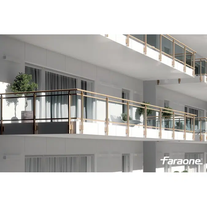 Maior Evo Plus Glass and aluminium balustrade