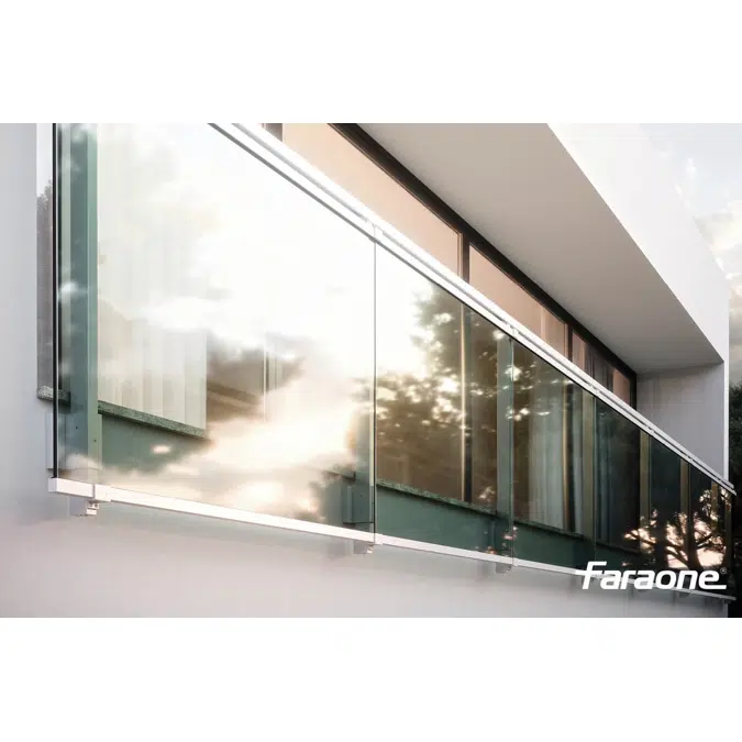 Maior Evo Plus Glass and aluminium balustrade