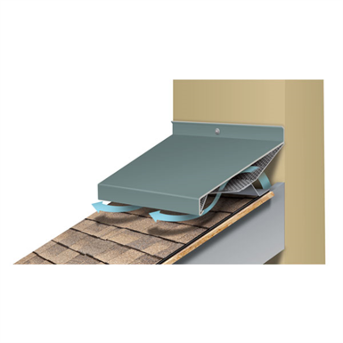 BIM objects Free download! Roof Vent HiPerf Ridge Vent Sloped Roof