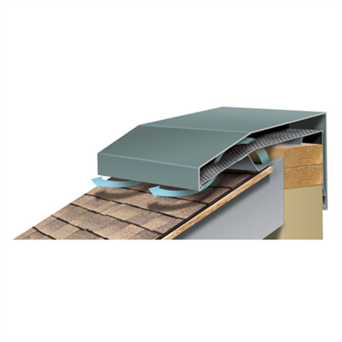 BIM objects Free download! Roof Vent HiPerf Ridge Vent Sloped