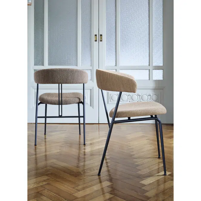 Violin Dining Chair - Fully Upholstered