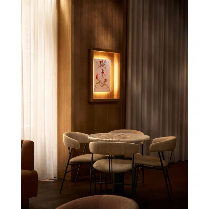 Violin Dining Chair - Fully Upholstered