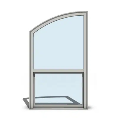 Зображення для 1500 Series - Single Hung - Uneven Leg Arch Operable - Modular