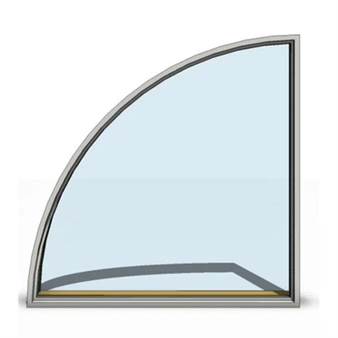 Mira Series - Quarter Circle - Direct Set Specialty Window