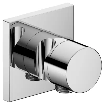Image for 2-way stop and diverter valve concealed / with wall outlet
