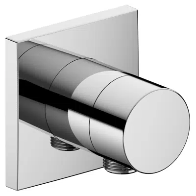 Image for 2-way stop and diverter valve concealed, with wall outlet