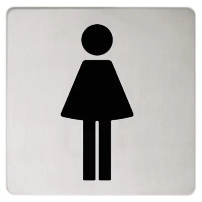 Image for Doorplate symbol Ladies