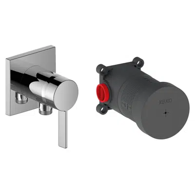 Immagine per Set IXMO_solo single lever mix fitting with hose connection/square