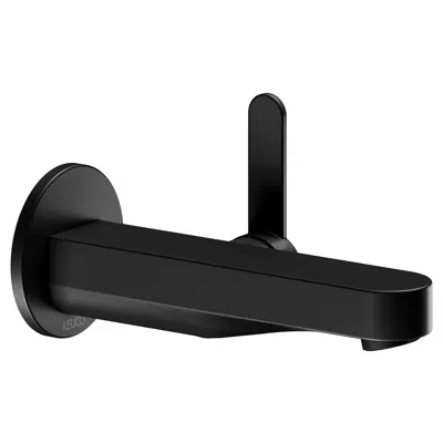 Imagem para Single lever basin mixer fitting wall mounted, round}