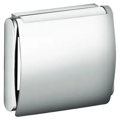 Image for Toilet paper holder with lid