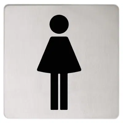 Image for Doorplate symbol Ladies
