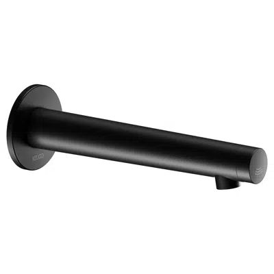 画像 Electronic wash basin mixer fitting wall mounted, round