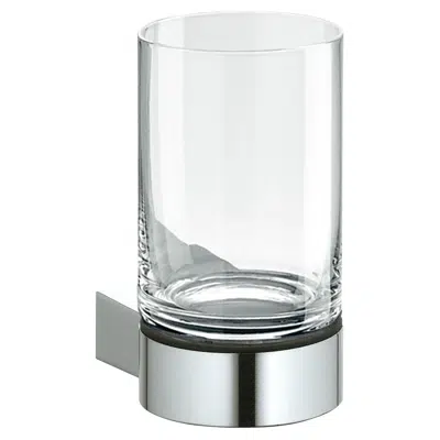 Image for Tumbler holder with crystal glass tumbler