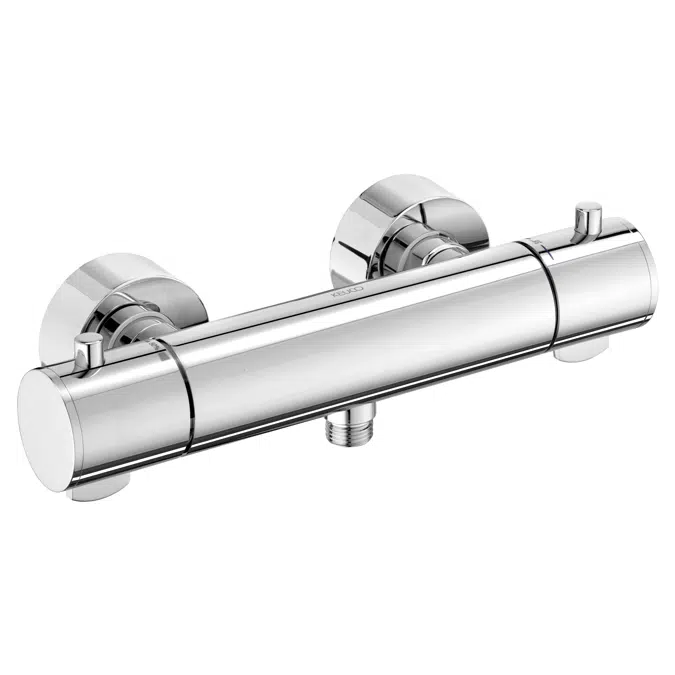 BIM objects - Free download! Thermostatic mixer DN 15 for shower ...