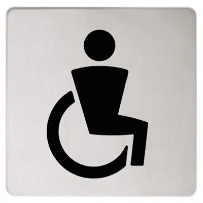 bild för Doorplate symbol Disabled