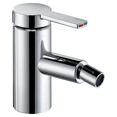 Image for Single lever bidet mixer with pop-up waste