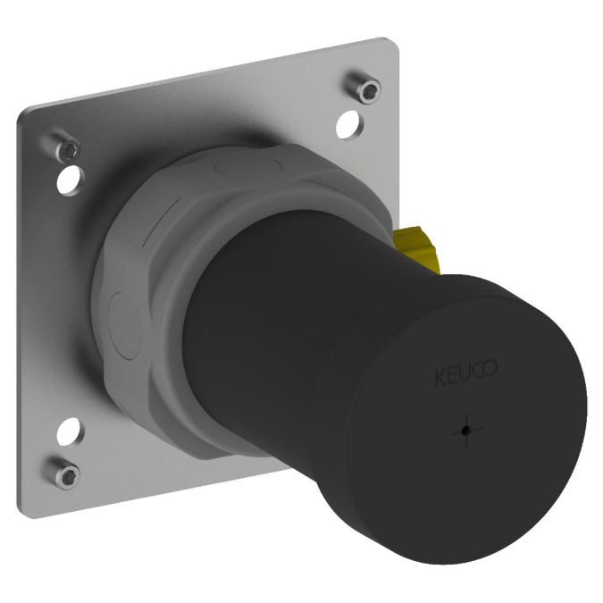 BIM objects - Free download! Installation unit concealed for stop valve ...
