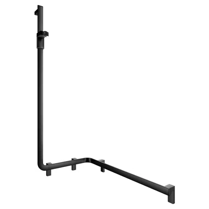 BIM objects - Free download! Rail system with shower rail left | BIMobject