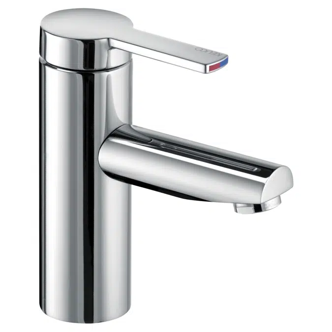 Single lever basin mixer 90 without pop-up waste