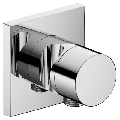 Image for 3-way diverter valve DN15 with wall outlet/shower holder