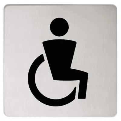 kép a termékről - Doorplate symbol Disabled