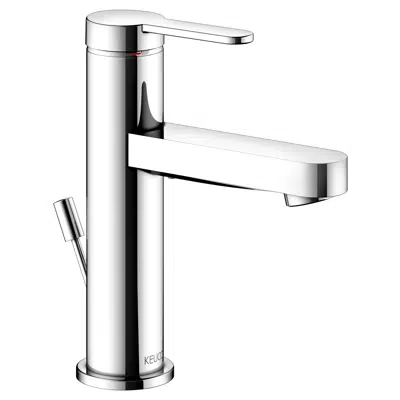 Image for Single lever basin mixer fitting 100 with pop-up waste