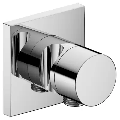 Image for Stop valve with wall outlet/shower holder