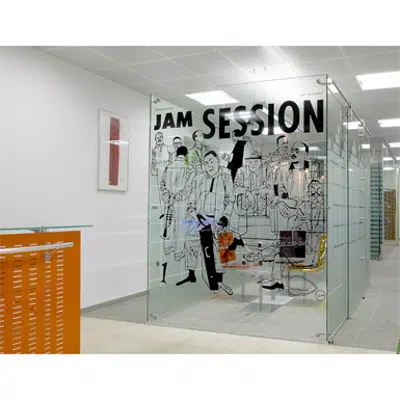 Image for Elite™ Freestanding Glass Partition System