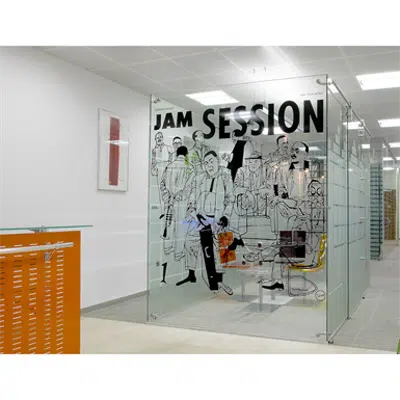imazhi i Elite™ Freestanding Glass Partition System