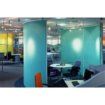 изображение для Solare™ Single Glazed Frameless Partition System