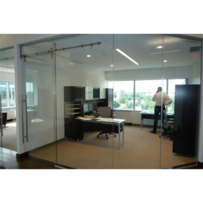 Solare™ Single Glazed Frameless Partition System