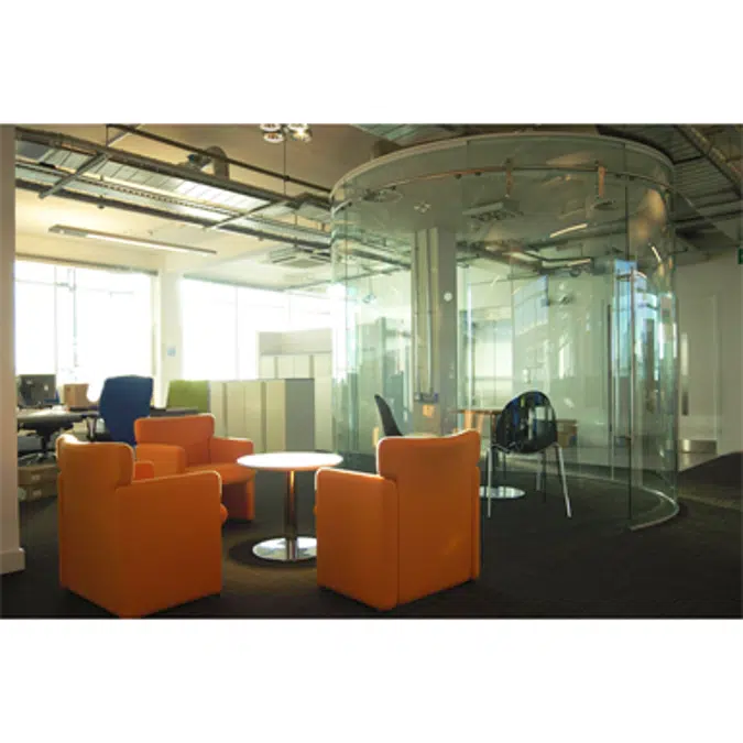 Solare™ Single Glazed Frameless Partition System