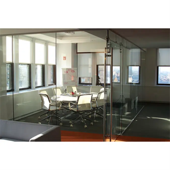 Solare™ Single Glazed Frameless Partition System