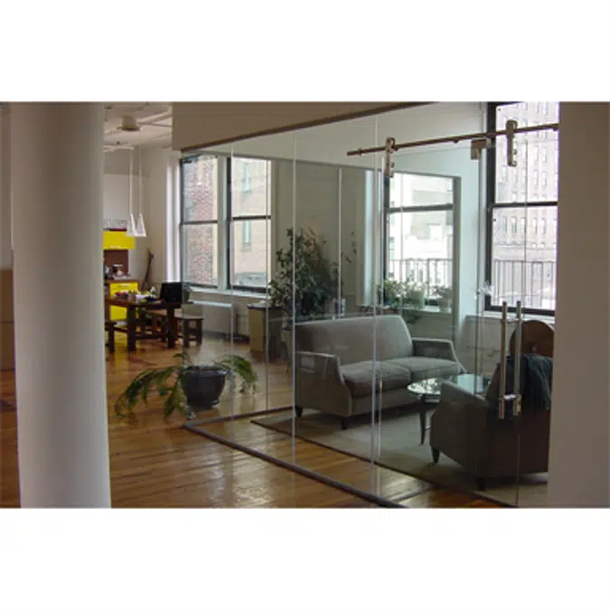 Solare™ Single Glazed Frameless Partition System