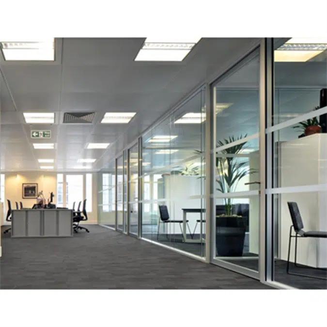 Solare™ Double Glazed Frameless Partition System