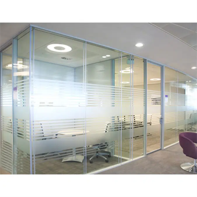 Solare™ Double Glazed Frameless Partition System