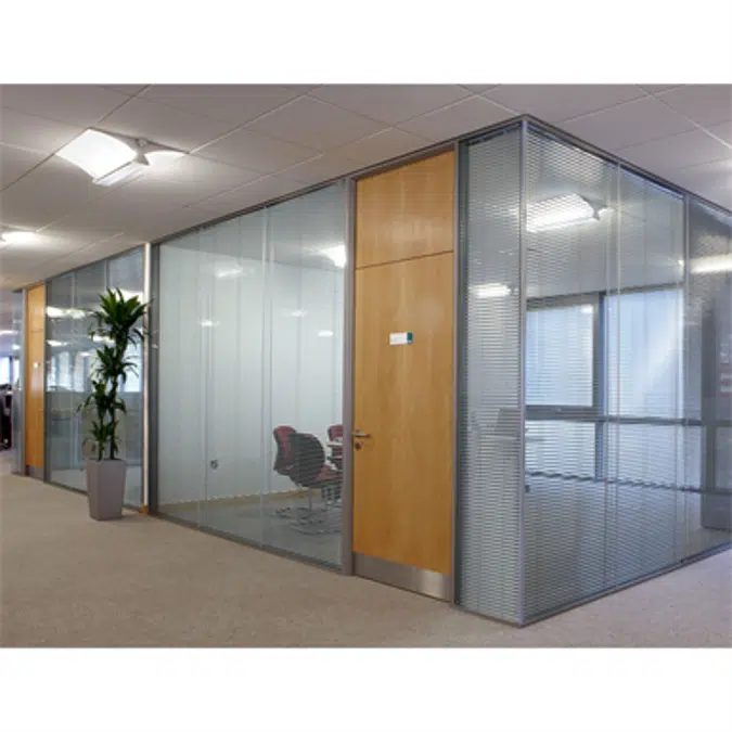 Solare™ Double Glazed Frameless Partition System