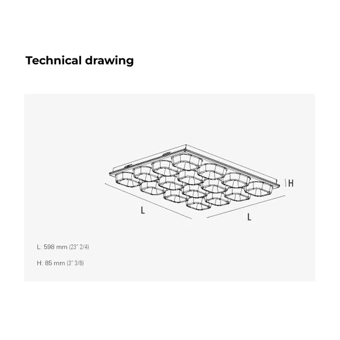 Pyrymyd VERSO Acoustic Lighting