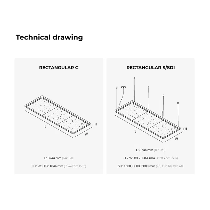 Acousto Rectangular S