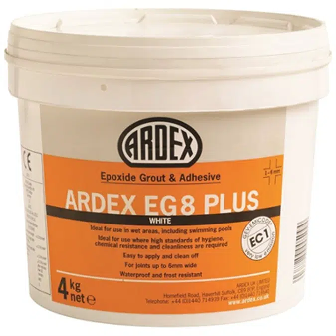 ARDEX EG 8 PLUS - Easy Apply & Clean Epoxy Tile Grout & Adhesive